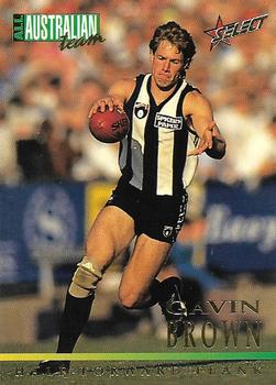 1995 Select AFL - All-Australian Team #AA2a Gavin Brown Front